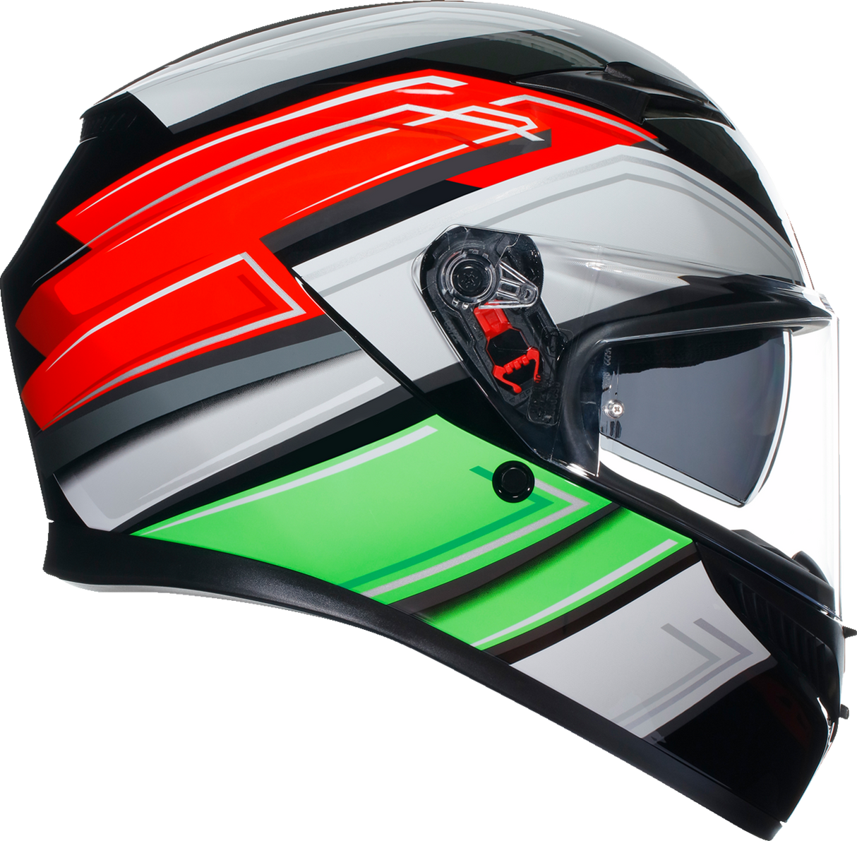 Casco AGV K3 - Wing - Negro/Italia - Mediano 2118381004007M