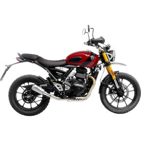 LEOVINCE LV-10 Slip-On Muffler - Stainless Steel - Scrambler/Speed 400 2024 15268U 1811-4702
