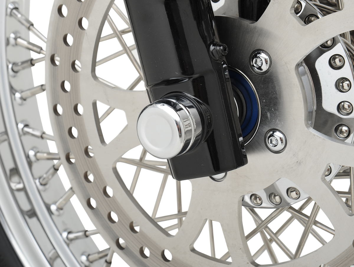 DRAG SPECIALTIES Tapa de eje - Delantero - Cromado 0214-0830