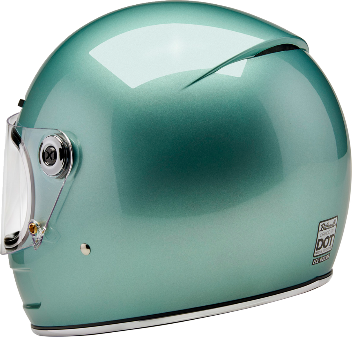 BILTWELL Gringo SV Helmet - Metallic Seafoam Green - Large 1006-313-504