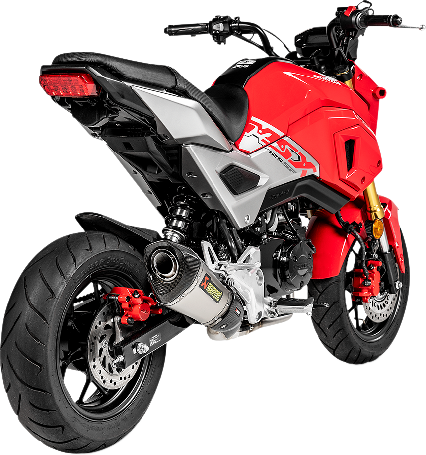 Escape de carrera AKRAPOVIC - Titanio MSX 125 Grom 125 2016-2020 S-H125R6-ASZT/1 1810-2661
