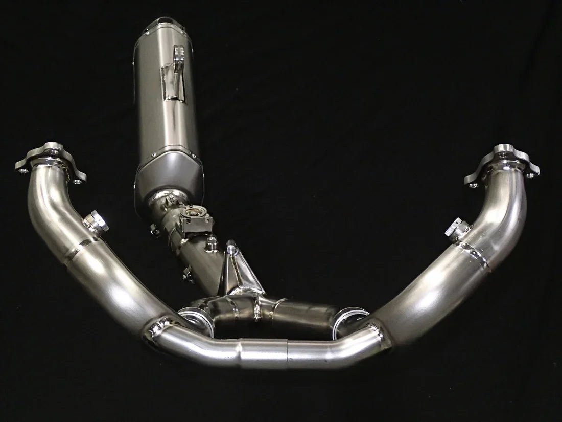 Vandemon BMW R1250GS & GSA Titanium Exhaust System with OEM Valve Function BMWR1250GSTIEXHCFV VA-24