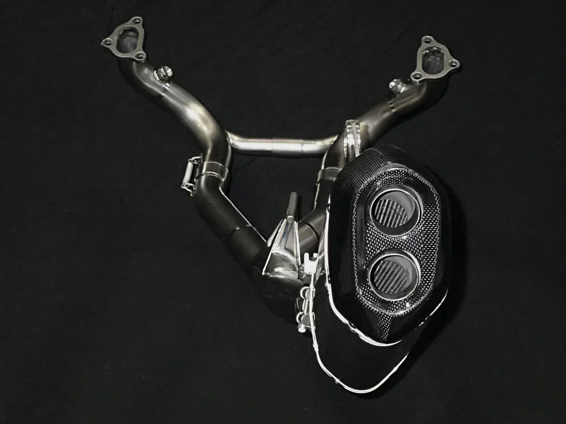 Vandemon BMW R1250GS & GSA Titanium Exhaust System with OEM Valve Function BMWR1250GSTIEXHCFV VA-24
