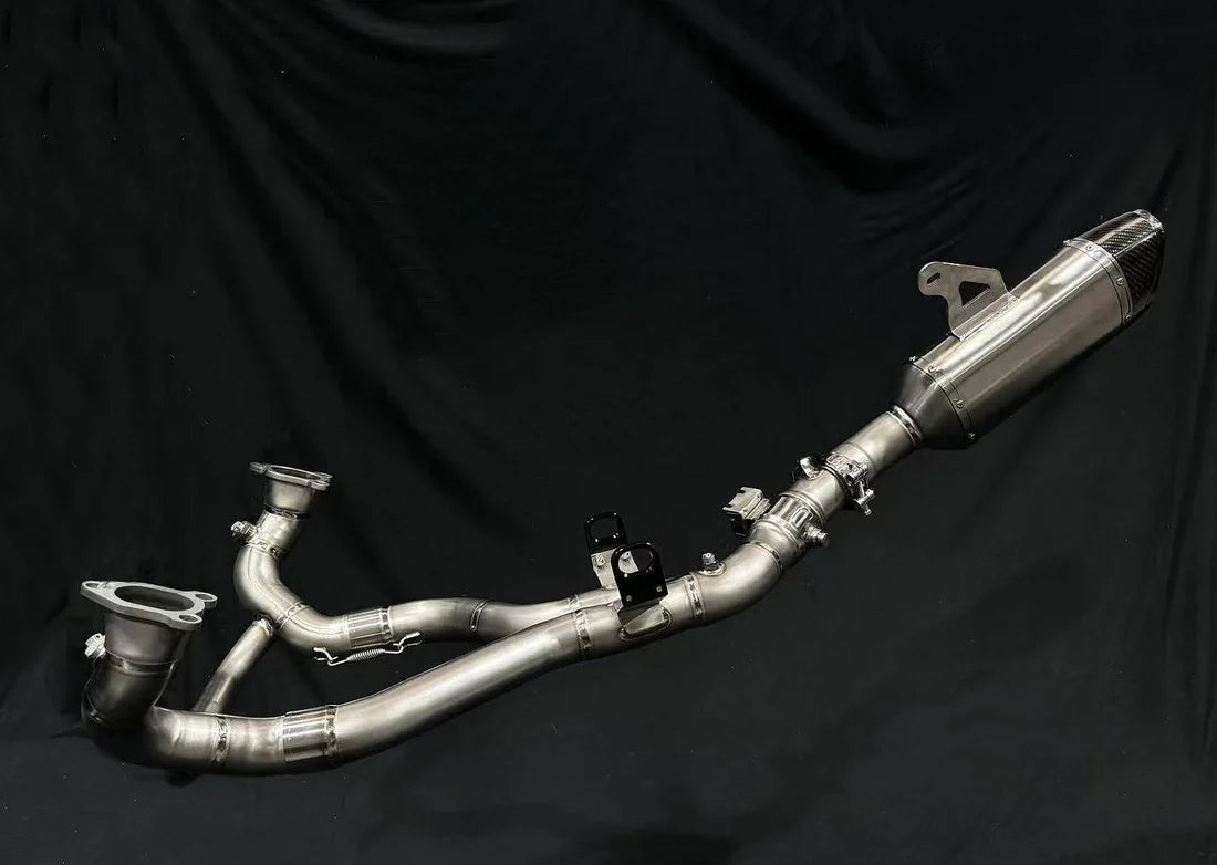 Vandemon BMW R1300GS 2023-2025 Adventure Titanium Exhaust System with OEM Valve BMWR1300GSTIEXHA VA-26