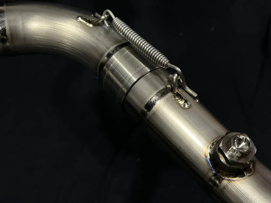 Vandemon BMW R NINET Titanium Exhaust System with Brushed Headers 2014-2023 BMWRNINETTIEXHBRB VA-22