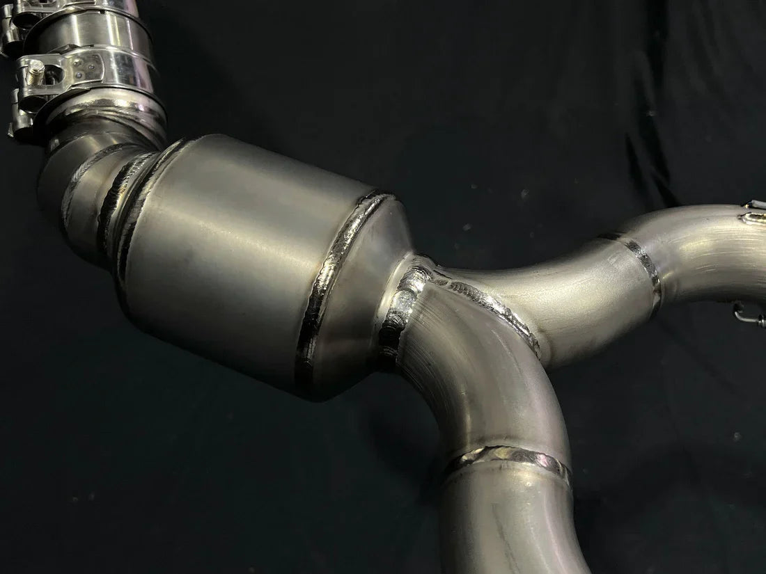 Vandemon BMW R NINET Titanium Exhaust System with Brushed Headers 2014-2023 BMWRNINETTIEXHBRB VA-22