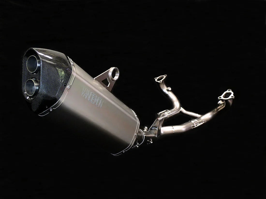 Vandemon BMW R1250GS Adventure Vandemon Titanium Exhaust System No Valve 2019-23 BMWR1250GSTIEXHCFB VA-23