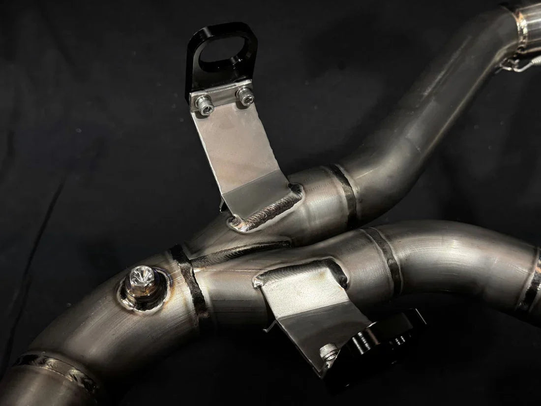 Vandemon BMW R1300GS 2023-2025 Adventure Titanium Exhaust System with OEM Valve BMWR1300GSTIEXHA VA-26