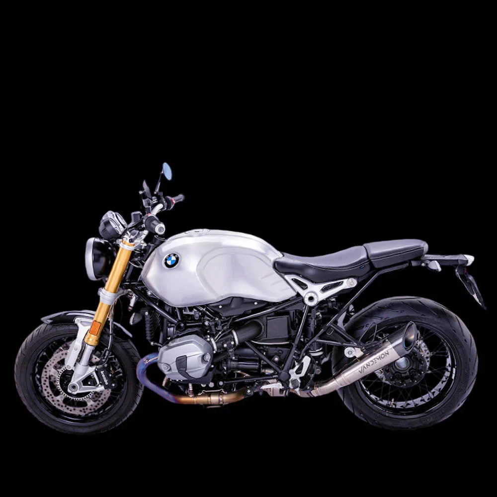 Vandemon BMW R NINET Titanium Exhaust System with Brushed Headers 2014-2023 BMWRNINETTIEXHBRB VA-22