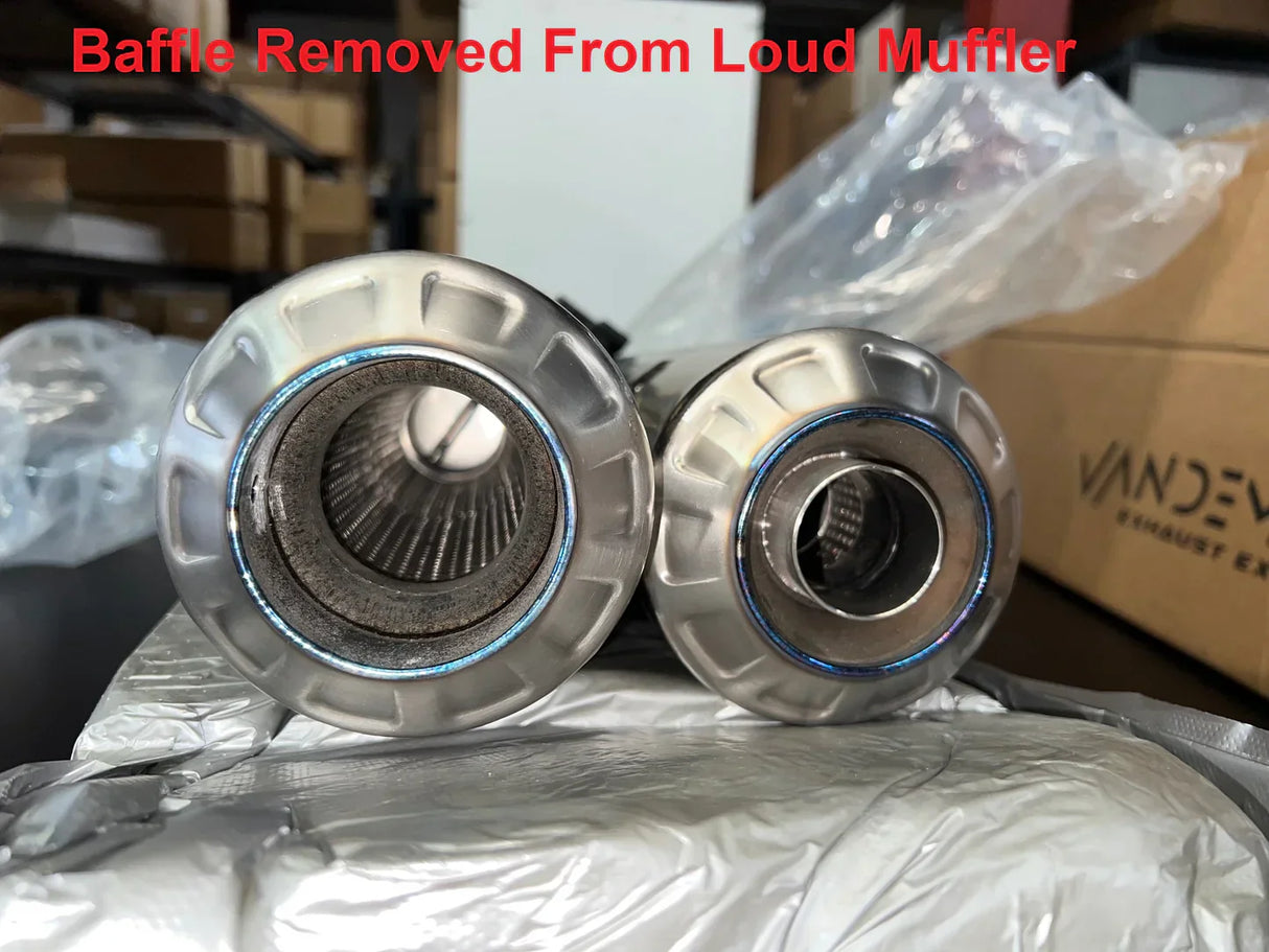 Vandemon Harley Davidson Sportster S 1250cc Bimodal Stealth Titanium Slip-On Mufflers HARSPRTRSTIEXWVA VA-50