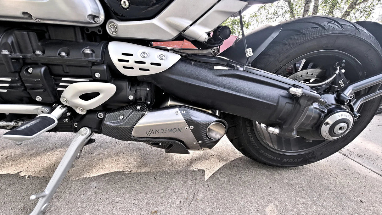 Vandemon Triumph Rocket 3R, GT and Storm Titanium Slip-On Mufflers 2019-2026 TRIUMROCKET3MUFC VA-1