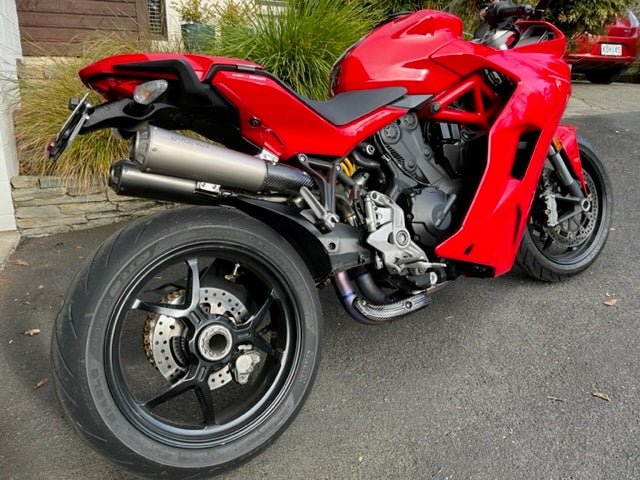 Vandemon Ducati Supersport 939 High Mount Titanium Exhaust System 2017-20 DUC939SUTAILTIEXHA VA-39