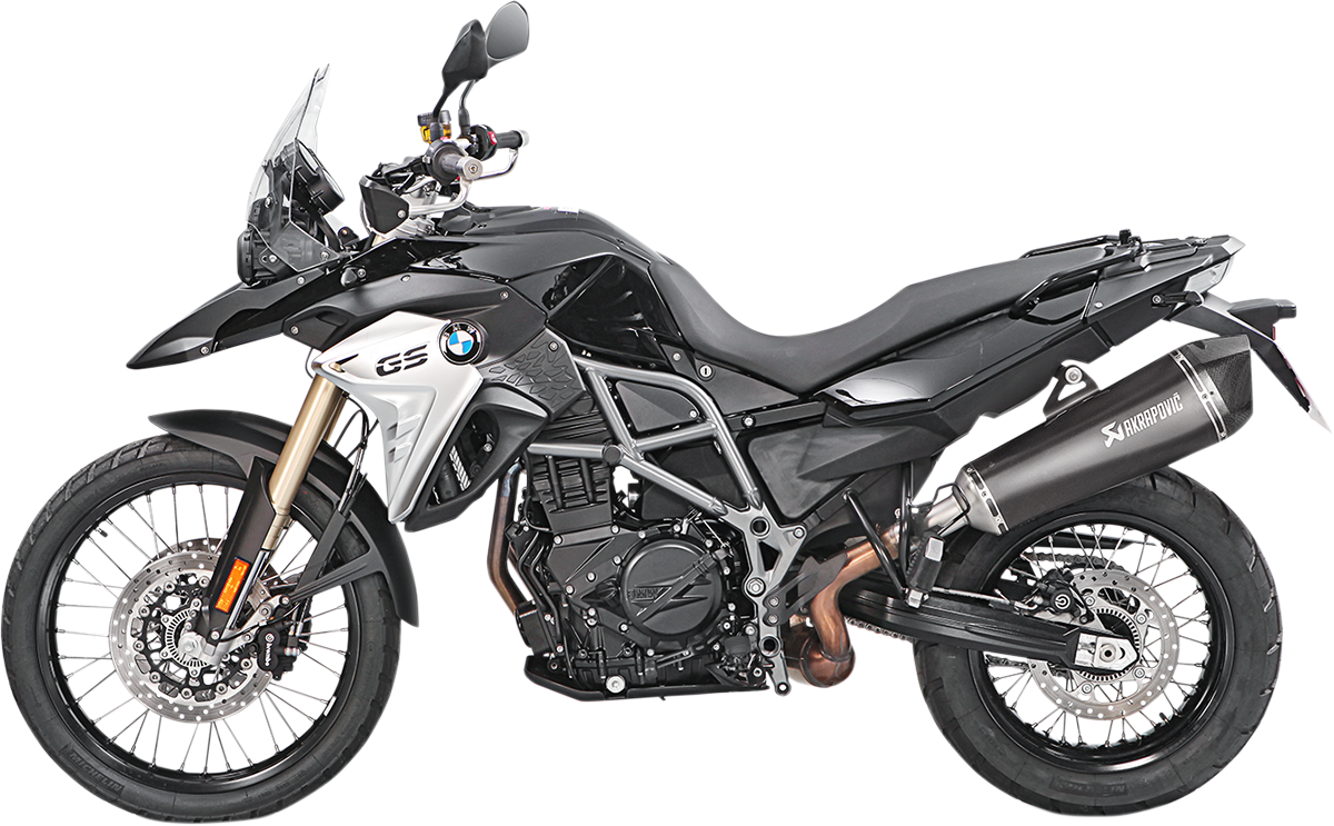 AKRAPOVIC Muffler - Titanium - Black F700GS/F800GS S-B8SO6-HZAABL 1811-3249