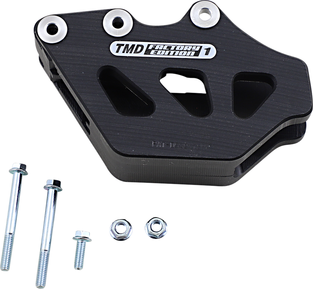 T.M. DESIGNWORKS Chain Guide - Kawasaki/Suzuki - Black RCG-KX2-BK