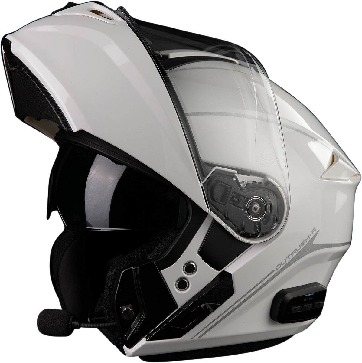 SENA Outrush R Helmet - White - XL OUTRUSHR-GW0XL3
