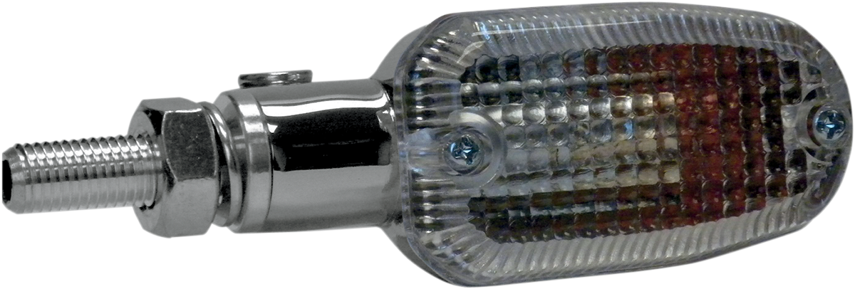 K&S TECHNOLOGIES Marker Light - Dual Filament - Chrome/Clear 25-8305CM