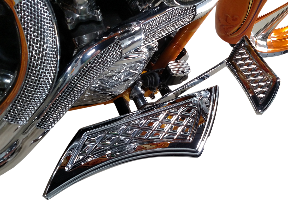 EDDIE TROTTA DESIGNS Floorboard - Platinum - Chrome TC543