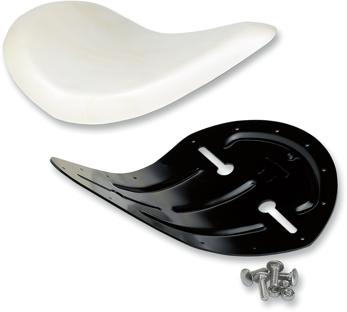 BILTWELL Slimline Pan Seat - Bandeja descubierta con espuma 4002-000