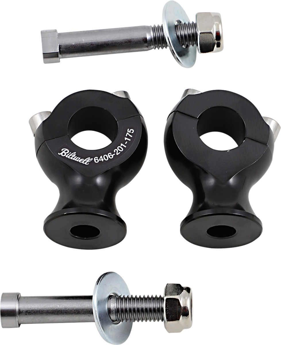 Elevadores BILTWELL - Slimline - 7/8" - Negro 6406-201-175