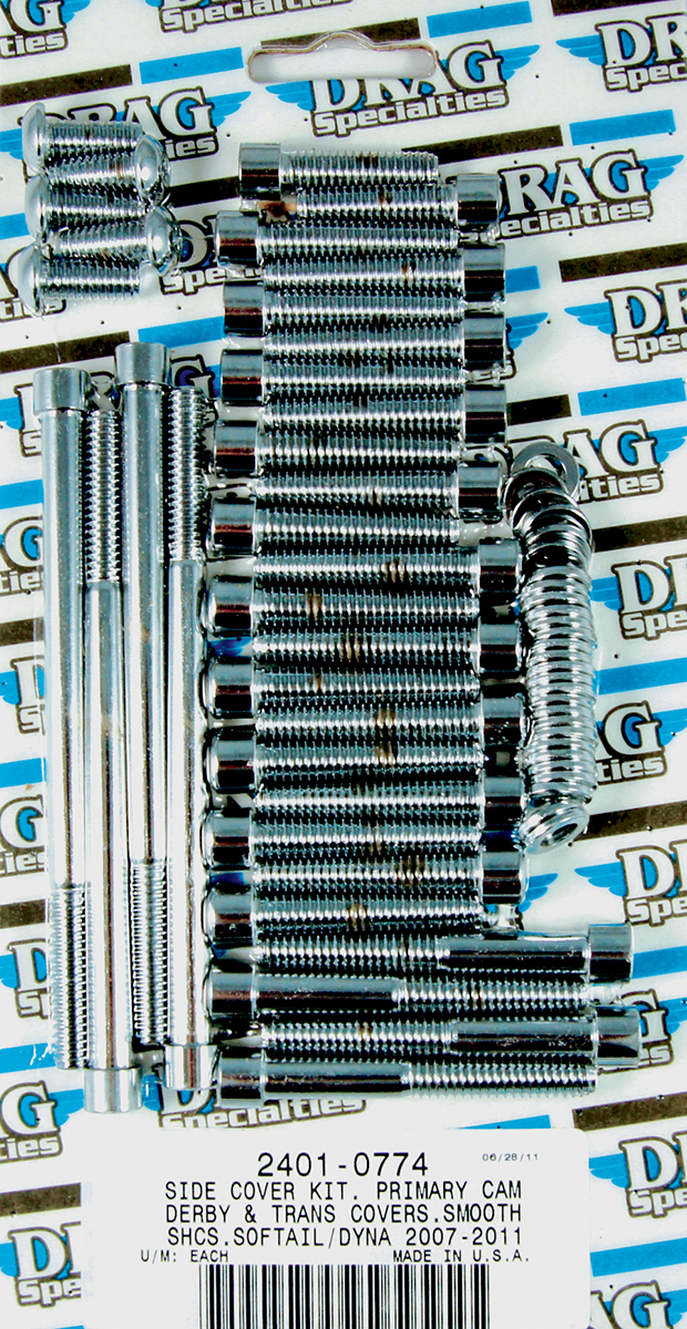 DRAG SPECIALTIES Kit de pernos de transmisión suave - Softail MK695S