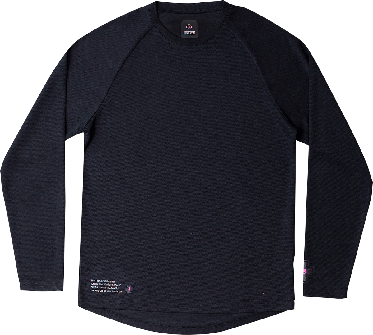 MUC-OFF USA Riders Long-Sleeve Jersey - Black - 2XL 20369