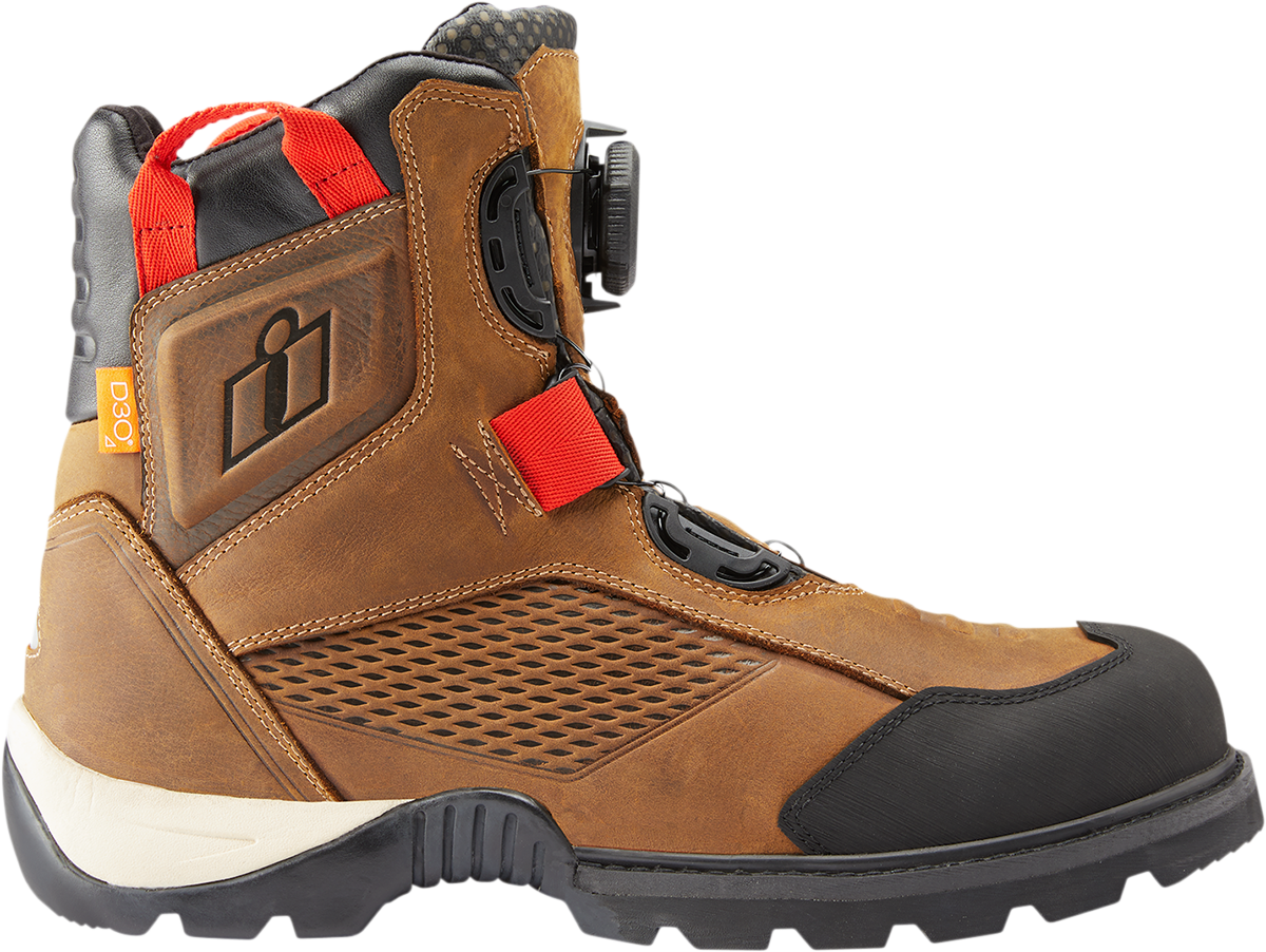 IN STOCK ICON Stormhawk Boots - Brown - Size 9 3403-1164