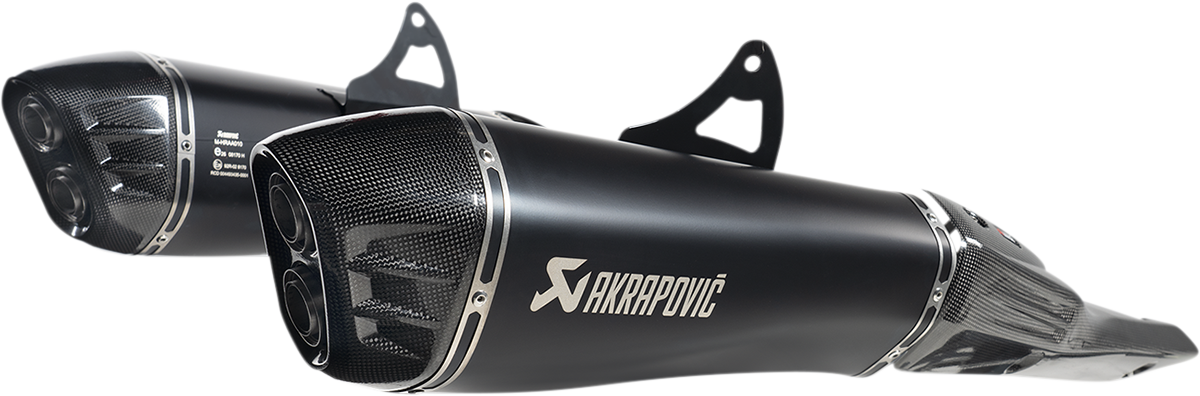 Akrapovic slip-on series mufflers - titanium/carbon fiber - black Hayabusa Busa 2021 -2024 G3 S-S13SO4-HRAATBL 1811-4158