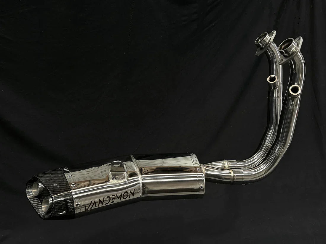 Vandemon CFMOTO 450NK Stainless Steel Low Mount Exh System 2023-24 CFMOTO450NKSSLMEXHA VA-100