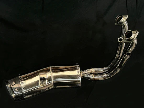 Vandemon CFMOTO 450NK Stainless Steel Low Mount Exh System 2023-24 CFMOTO450NKSSLMEXHA VA-100