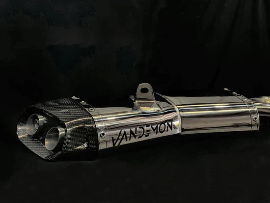 Vandemon CFMOTO 450NK Stainless Steel Low Mount Exh System 2023-24 CFMOTO450NKSSLMEXHA VA-100