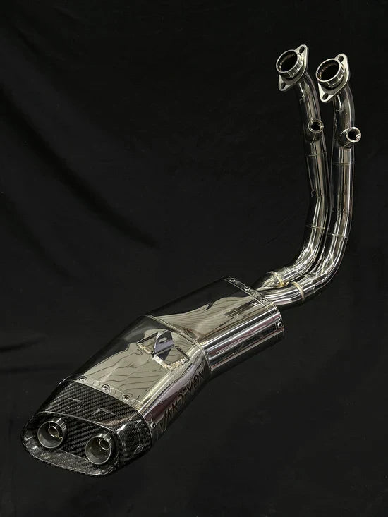 Vandemon CFMOTO 450NK Stainless Steel Low Mount Exh System 2023-24 CFMOTO450NKSSLMEXHA VA-100
