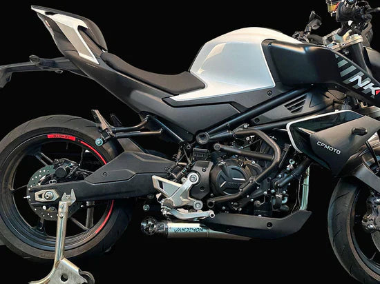 Vandemon CFMOTO 450NK Stainless Steel Low Mount Exhaust System CFMOTO450NKSSLMEXHA VA-100