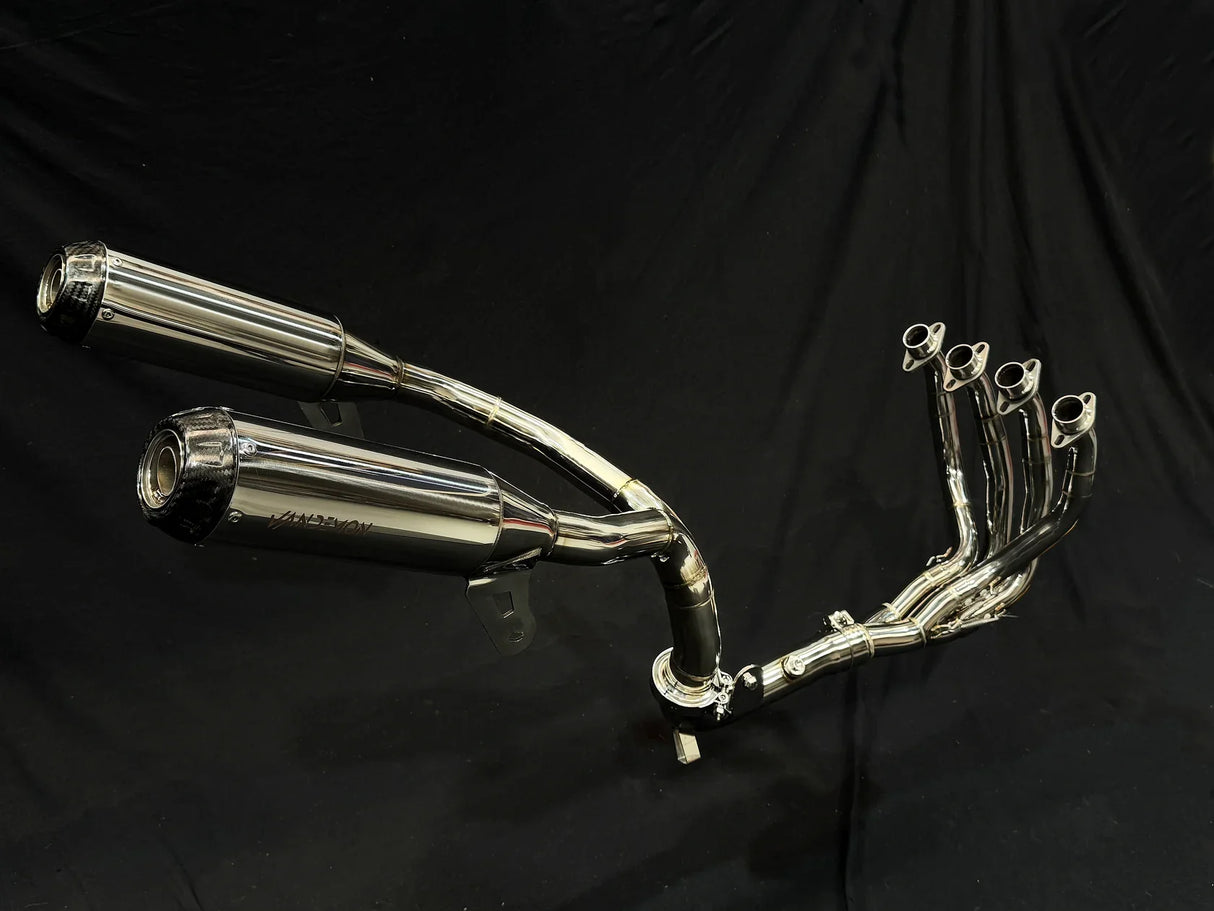 Vandemon CFMOTO 500SR 2025 VROOM Vandemon High Mount Stainless Steel Exhaust System VA-164 CFMOTO500SRSSPOLEXHA
