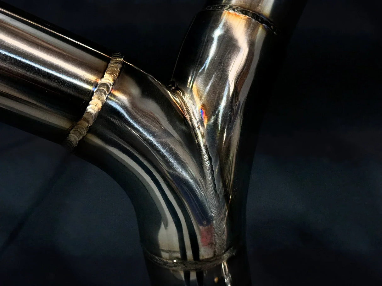 Vandemon CFMOTO 500SR 2025 VROOM Vandemon High Mount Stainless Steel Exhaust System VA-164 CFMOTO500SRSSPOLEXHA