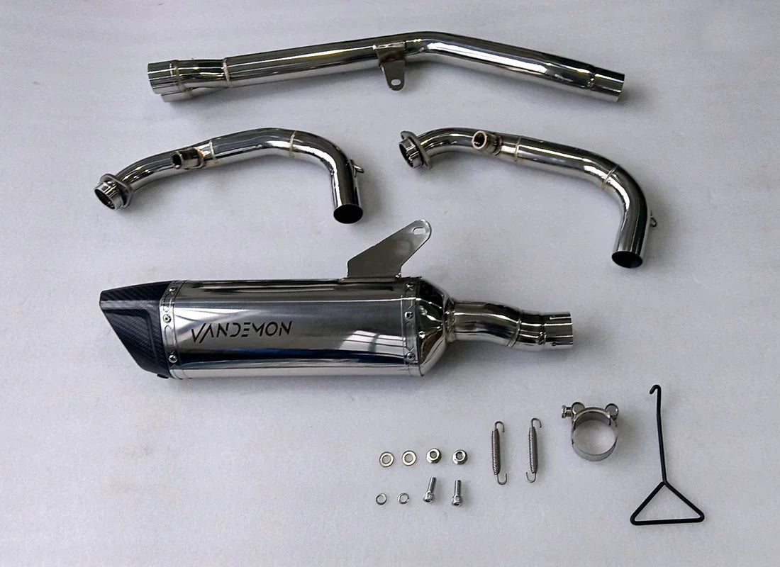 Vandemon CFMOTO 450MT Adventure All years Stainless Steel Exhaust System CFMOTO450MTSSEXHC VA-99