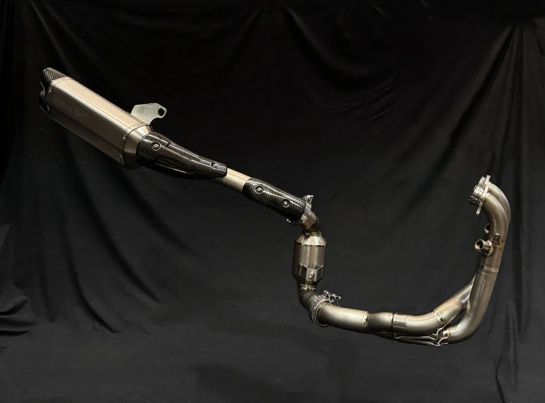 Vandemon CFMOTO 800MT Adventure Titanium Exhaust System CFMOTOMT8ADEXHBRA VA-108