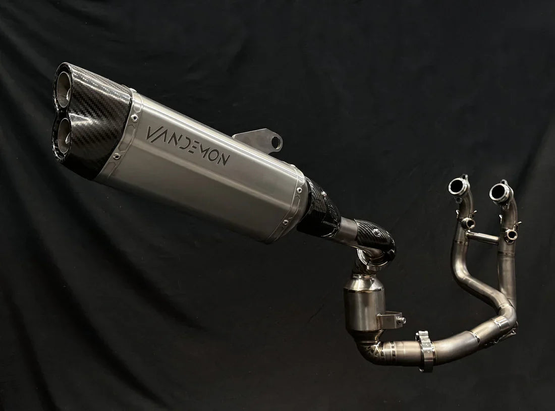 Vandemon CFMOTO 800MT Adventure Titanium Exhaust System CFMOTOMT8ADEXHBRA VA-108