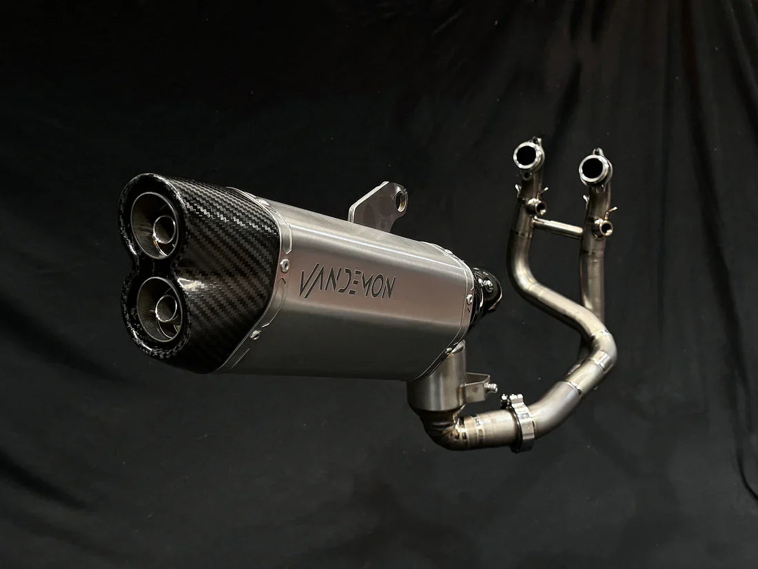 Vandemon CFMOTO 800MT Adventure Titanium Exhaust System CFMOTOMT8ADEXHBRA VA-108