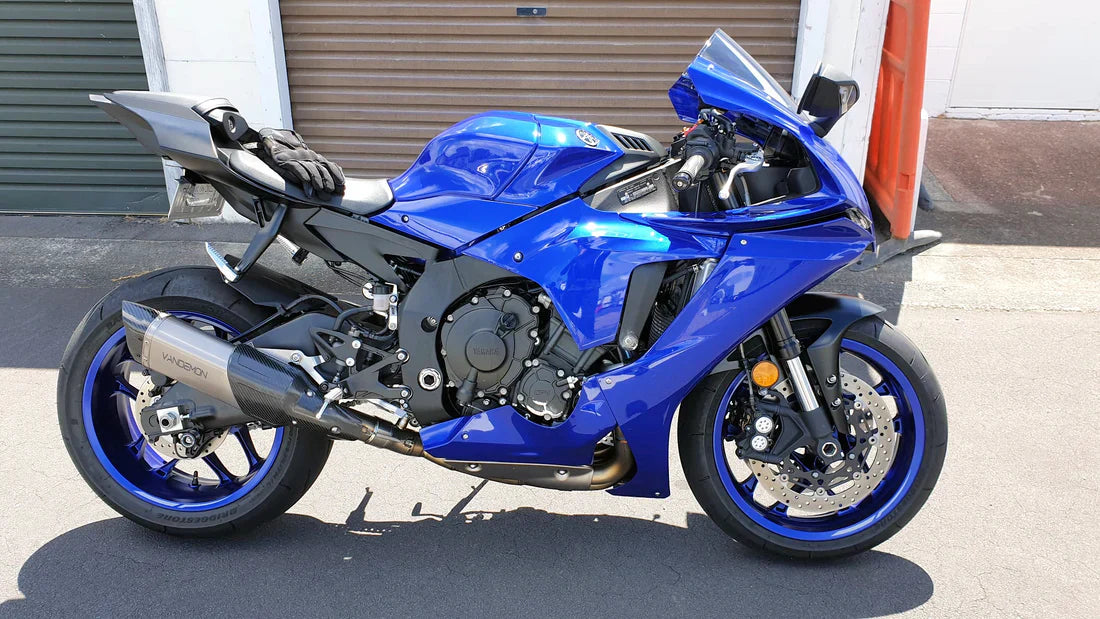 Vandemon Yamaha YZF-R1 & YZF-R1M Vandemon Titanium Exhaust System 2015-25 YAMAR115EXHTICFA VA-82