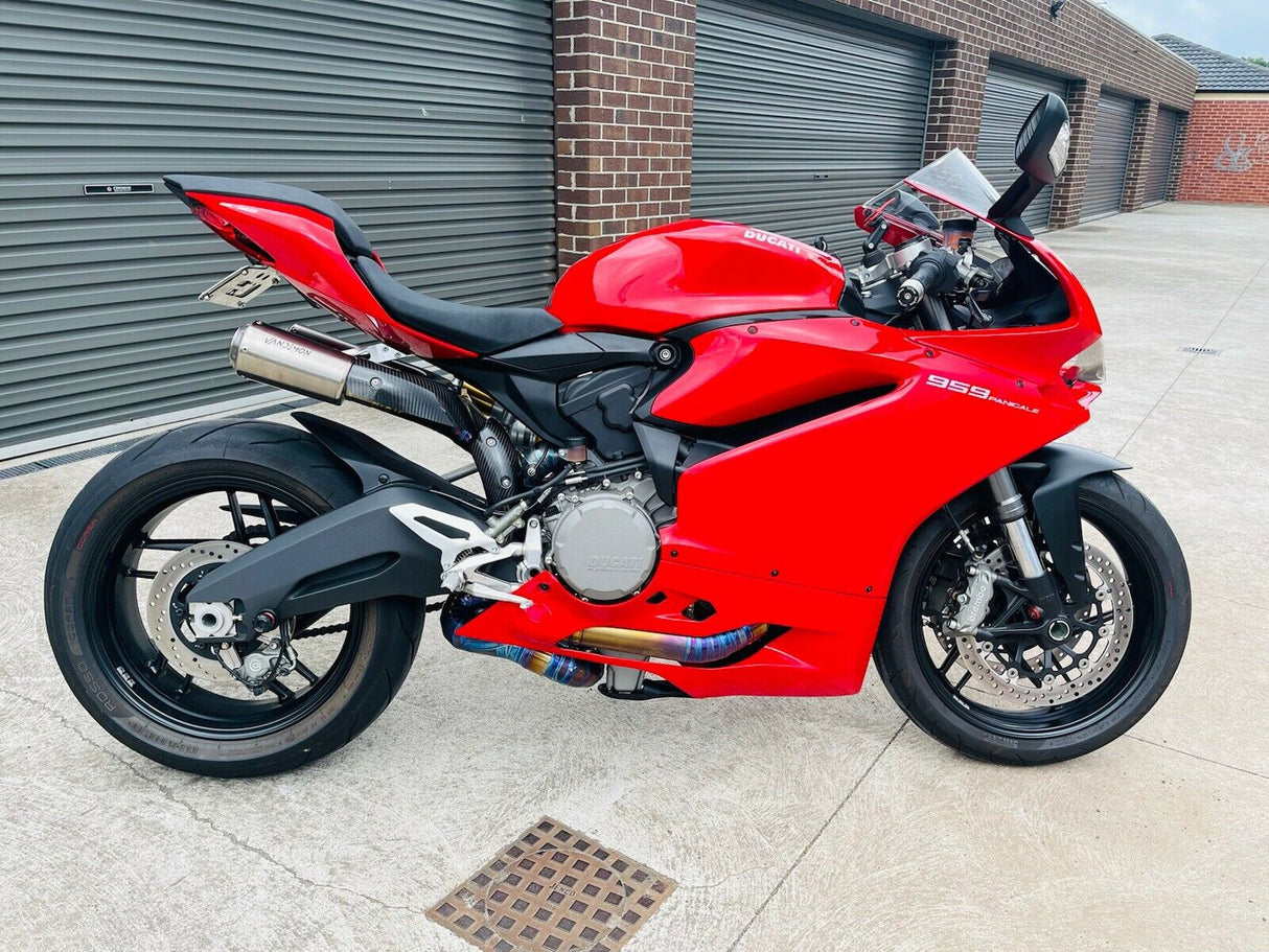Vandemon Ducati Panigale 899-959 & Corse Vandemon High Mount Titanium Exhaust System DUC959TIEXHMESA VA-4