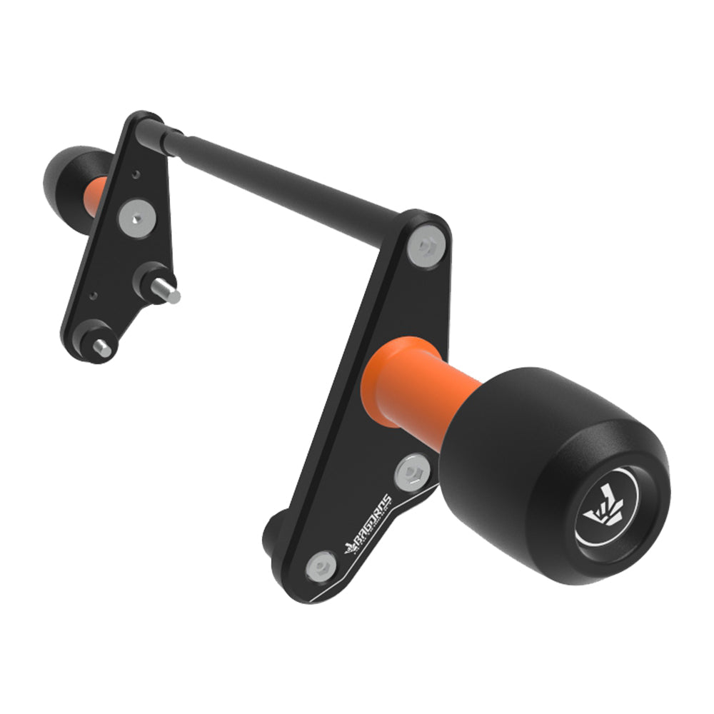 Bagoros Performance Crash Bobbins for KTM Duke 125 / 250 / 200 / 390 2019 - 2023 - Orange, 250/390 010042CBS00081OR