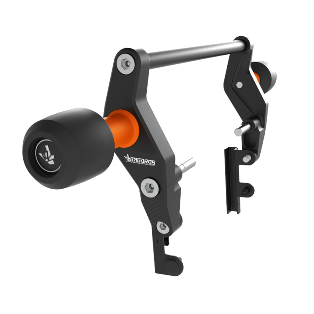 Bagoros Performance Crash Bobbins for KTM Duke 790 / 890 / 890R - Orange 010061CBS00010ORA