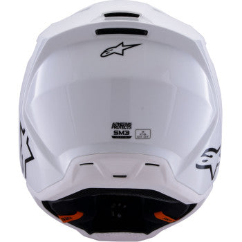 ALPINESTARS SM3 Helmet - Solid - Gloss White - Small 8300326-2180-S