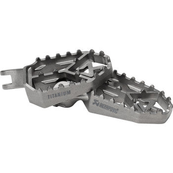AKRAPOVIC Adventure Foot Pegs - Titanium - Ducati F-D12T1