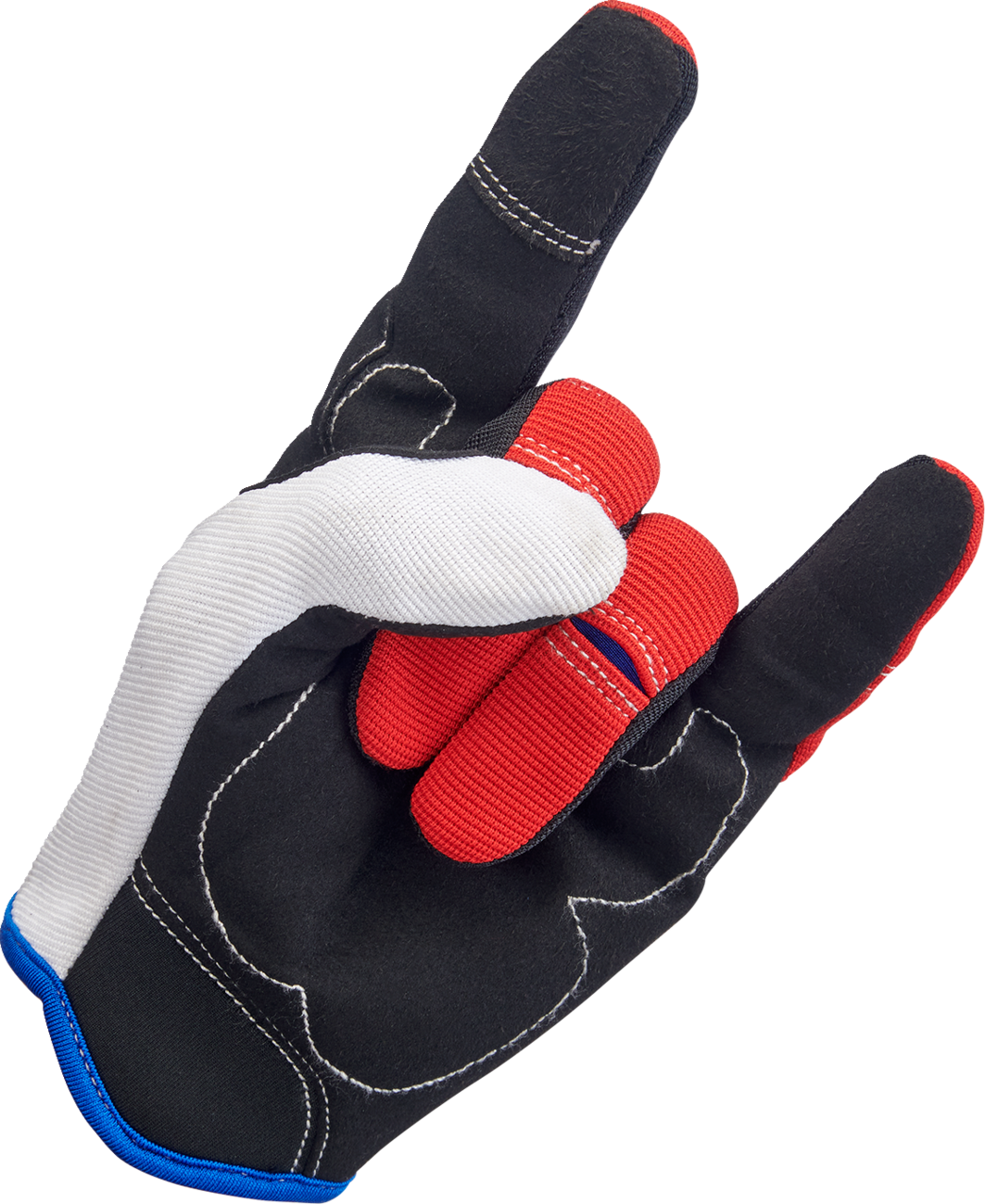 Guantes de moto BILTWELL - Rojo/Blanco/Azul - Pequeño 1501-1208-002