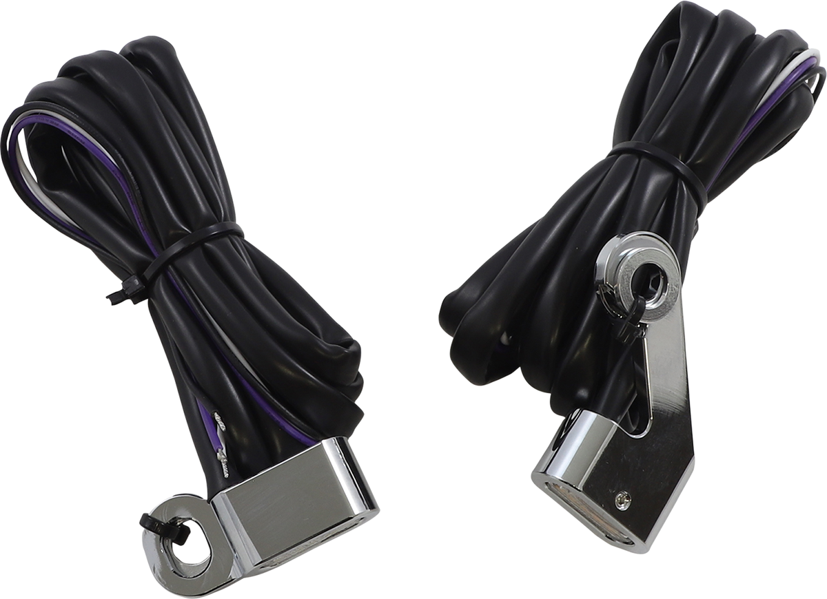 Luces marcadoras DRAG SPECIALTIES - Blanco/Ámbar - Cromo L22-0232DCE