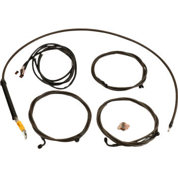 LA CHOPPERS Cable Kit - 18" - 20" Handlebars - Midnight Glide 2023-2024 LA-8059KT3-19M