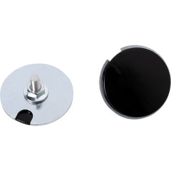 LA CHOPPERS Fairing Mirror Removal Plug - Gloss Black Glide 2023-2024 LA-9001-02B