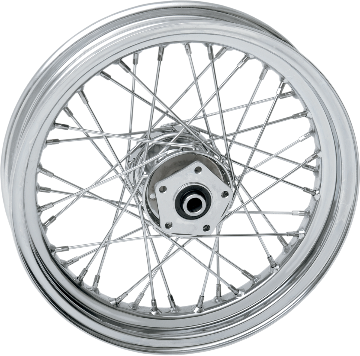 DRAG SPECIALTIES Rueda delantera - Disco único/Sin ABS - Cromada - 16"x3.00" - '86-'99 FLST 74287N