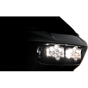 CUSTOM DYNAMICS Shark Demon Headlight - Road Glide Harley-Davidson SD-RG-WW